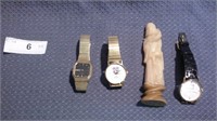 3 Watches Marble Figure