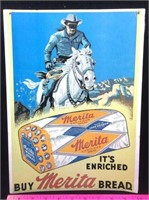 Vintage Merita Bread Paper Advertisement