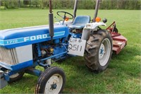 1710 FORD TRACTOR WITH A 5' KINGKUTTER BRAND BUSH
