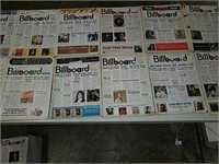 12 Billboard magazine's from the 1960's & 70's