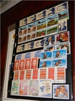 3 Commemorative Quarter Sheets & $11.28 US Stamps