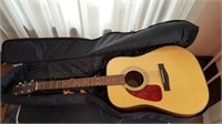 Fender Acoustic Guitar, Cherry Wood, Left Handed