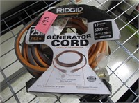 Ridgid Generator Cord