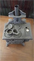 Miniature Cast Iron Stove (Note:  Coin in Picture