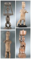 4 West African figures. 20th century.