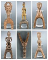 6 West African slingshots. 20th century.