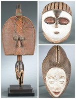 3 African objects from Gabon. 20th century.