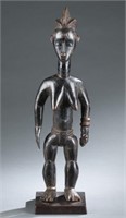 Baule female figure. 20th century.