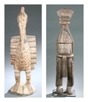 2 Senufo style sculptures. 20th century.