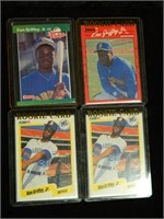 4 Ken Griffey Jr Baseball Cards