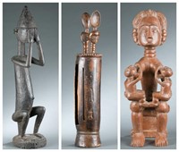 3 West African style figures. 20th century.