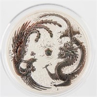 Coin  Australia 2017 .999 Fine Silver Dragon