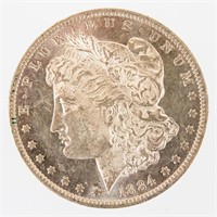 Coin 1884-O Morgan Silver Dollar Prooflike BU