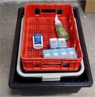 Tubs / racks, Cambro date labels, probe wipes,