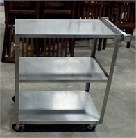Serving cart, approximately 33" X 29-1/2" X 18"