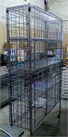 Liquor cage, approximately 76" X 48" X 15"