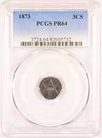Rare 1873 3 Cent Silver.