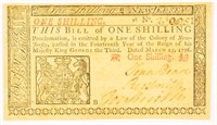 New Jersey 1776 Colonial Currency.