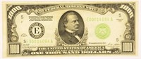 1928 $1,000. Federal Reserve Note.