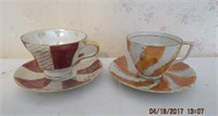 2 cups and saucers Made in Japan