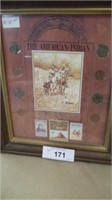 American Indian Commemorative coin and stamp serie