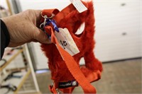 New Puppy Purse-Medium -Red Faux Fur