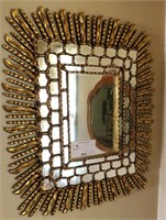 Gold decorative mirror