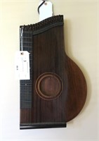 Vintage wooden frame mandolin harp