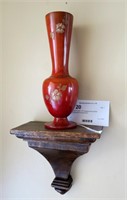 Lot, 21.5" shelf, 7.5" hanging wall pedestal,