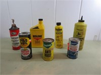 Vintage Automotive Cans & Bottles of Fix Its