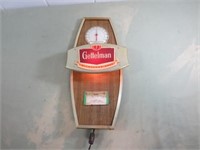 Gettelman Thermometer/Calendar Lighted Sign