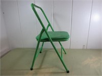 Classic Green Step Stool/Folding Chair