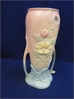 Large Hull Magnolia Handled Vase w/Original Tag