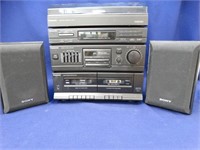Panasonic Compact Stereo, Turntable, Speakers