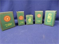 Five Boyd's Bears Figurines, Original Boxes