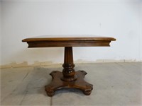 Square Top Pedestal Occasional Table