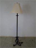 Brown Metal Floor Lamp , Nice Shade