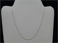 18" Sterling 925 Sterling Silver Box Chain