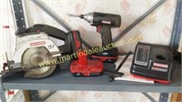 Tools- Craftsman Trim Saw, Drill & Charger