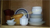 (4) Cabinets Of Kitchenware