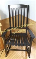 Wooden Black Rocking Chair