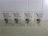 (4) Wisconsin Wildlife Federation Glasses