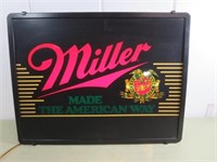 Miller Lighted Sign