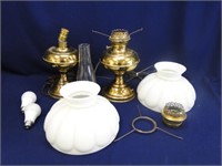 Pair of Beautiful Brass Lamps