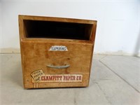 Cool Old Wood File Drawer with Logo