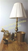 Group Of Brass Decorative Items