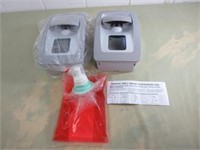 Pair of Wall Mount Soap Dispensers & Bag