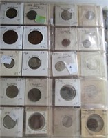 HUGE VINTAGE FOREIGN COIN COLLECTION ! B-4