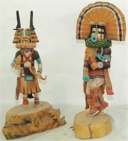 2 Hopi Kachina Carvings - Preston Ami