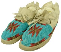 Plains Beaded Moccasins